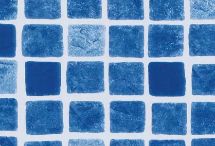Pool contractor — Dreamz Vinyl Liner Marbella Blue reinforced PVC swatch