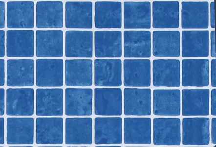 Pool contractor — Dreamz Vinyl Liner Mosaic Blue reinforced PVC swatch
